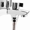 Смеситель для ванны с душем Milardo Atlantic, с керамическим дивертором, хром фото