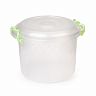 Контейнер для хранения Альтернатива, круглый, с крышкой и ручками, 8 л фото