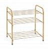 Этажерка для обуви Violet Эконом, 3 яруса, 34 x 48 x 52 см, бежевая фото
