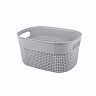 Корзина универсальная Plast Team Oslo, 234 x 173 x 121 мм, серый шторм фото