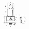 Замок навесной всепогодный Булат ВС 0365-01, d 13 мм, 5 ключей фото