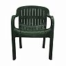Кресло пластиковое Стандарт Пластик Летнее 81 x 48 x 61 см темно-зеленое фото