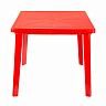 Стол пластиковый квадратный Стандарт Пластик 80x80x71 см красный фото