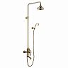 Душевая система Lemark Brava LM4762G, однорычажная, золото фото