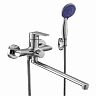 Смеситель для ванны с душем PLStart PD22082, с длинным изливом, хром фото