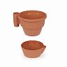 Горшок для цветов Альтернатива Каскад, 0,7 л, терракотовый фото