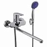 Смеситель для ванны с душем PLStart PD22085, с длинным изливом, хром фото Смеситель для ванны с душем PLStart PD22085, с длинным изливом, хром фото