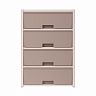 Комод четырехсекционный Альтернатива Колорит, 56 x 39 x 81 см, бежевый фото