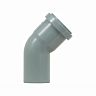 Отвод канализационный Lammin, 40 x 45° фото