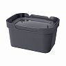 Ящик универсальный с крышкой Econova Luxe, 189 x 132 x 110 мм, 1,9 л, серый фото