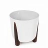 Горшок-кашпо Альтернатива Жардин, на ножках, 9 л, белый фото Горшок-кашпо Альтернатива Жардин, на ножках, 9 л, белый фото