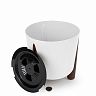Горшок-кашпо Альтернатива Жардин, на ножках, 9 л, белый фото Горшок-кашпо Альтернатива Жардин, на ножках, 9 л, белый фото