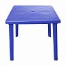 Стол пластиковый квадратный Стандарт Пластик 80x80x71 см синий фото