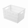 Корзина для хранения Бытпласт Simplify, 18,4 x 13,6 x 10,8 см, белая фото