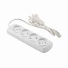 Удлинитель Engy Эконом, ШВВП 2 x 0,75 мм, 4 розетки, 1,7 м, белый фото