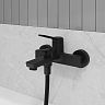 Смеситель для ванны IDDIS Parker, черный матовый фото