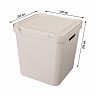 Ящик универсальный с крышкой Econova Luxe, 286 x 286 x 286 мм, 18 л, светло-бежевый фото