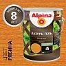 Защитная лазурь-гель для дерева Alpina, 10 л, рябина фото