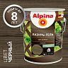 Защитная лазурь-гель для дерева Alpina, 10 л, черная фото