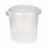 Контейнер для хранения Альтернатива, круглый, с крышкой и ручками, 10 л фото