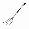 Вилы навозные Инструм-Агро Дачная соната, с черенком и ручкой, 4-рогие, 125 см фото