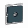 Розетка ТВ Systeme (Schneider) Electric Atlasdesign встраиваемая, изумруд фото