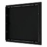 Люк-дверца ревизионная Evecs L1520N black, нажимная, с фланцем 200 x 200 мм, 224 x 224 мм фото