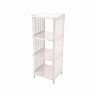 Этажерка Альтернатива Лайт, 4 секции, 31,5 x 32,7 x 86 см, белая фото
