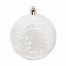 Набор елочных шаров, d 8 см, 3 шт, прозрачный фото