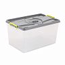 Контейнер для хранения Альтернатива, прямоугольный, с крышкой, 61 x 39,5 x 32,5 см, 50 л фото