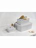 Лоток с крышкой Econova Velvet, 295 x 225 x 110 мм, 6,55 л, светло-серый фото