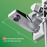 Душевая система с тропическим душем IDDIS Bild, хром фото
