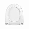 Сиденье для унитаза IDDIS Soft Close 006, 40,5 x 35 x 3,8 см, белое фото
