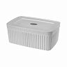 Лоток с крышкой Econova Velvet, 230 x 150 x 90 мм, 2,5 л, светло-серый фото