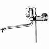 Смеситель для ванны с душем PLStart PL2206, с длинным изливом, хром фото