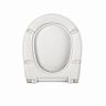 Сиденье для унитаза IDDIS Soft Close 005, 42 x 36 x 4,8 см, белое фото