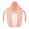 Поильник Plast Team Baby Follow Me, детский, 270 мл, персиковая карамель фото