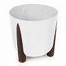 Горшок-кашпо Альтернатива Жардин, на ножках, 21 л, белый фото Горшок-кашпо Альтернатива Жардин, на ножках, 21 л, белый фото