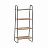 Стеллаж ЗМИ Скандинавия 24, 4 полки, 65 x 38,5 x 147 см, черный фото