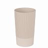 Ваза для цветов под срезку Альтернатива Версаль, пластиковая, 34 см, бежевый фото