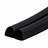 Уплотнитель промышленный D-профиль Tech-Top, 10 x 12 мм, бухта 50 м, черный фото