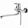 Смеситель для ванны с душем Fashun A2203, с длинным изливом, хром фото