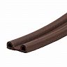 Уплотнитель P-профиль Tech-Top, 9 x 5 мм, бухта 100 м, коричневый фото
