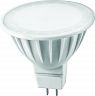 Лампа светодиодная LED Онлайт, GU5.3, MR16, 5 Вт, 3000 K, теплый свет фото