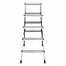 Стремянка двухсторонняя Новая высота NV 2120, алюминиевая, 2 x 5 ступеней, 3,1 м фото