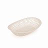 Сухарница Альтернатива, овальная, 20 x 14 x 4,4 см, бежевая фото