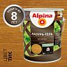 Защитная лазурь-гель для дерева Alpina, 10 л, тик фото