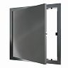 Люк-дверца ревизионная Evecs L1520N gray, нажимная, с фланцем 200 x 200 мм, 224 x 224 мм фото