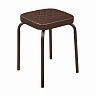 Табурет Haushalt НТ3/BR, мягкое квадратное сиденье, коричневый фото