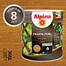 Защитная лазурь-гель для дерева Alpina, 2,5 л, тик фото